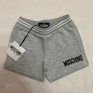 Moschino Light Gray Athletic Shorts baby 3-6 months